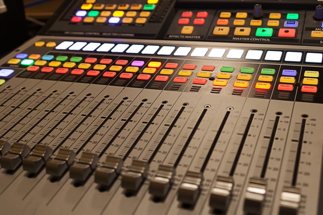 Video switcher console in a live production environment